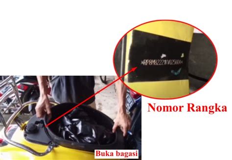 Letak Nomor Rangka Dan Mesin Vespa Matic Klasik