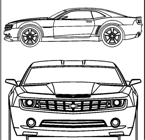 Camaro Coloring Pages Printable Coloring Page Blog