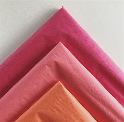 Tissue Paper Sheets Coral Guava Salmon Orange Pink Retail And Etsy