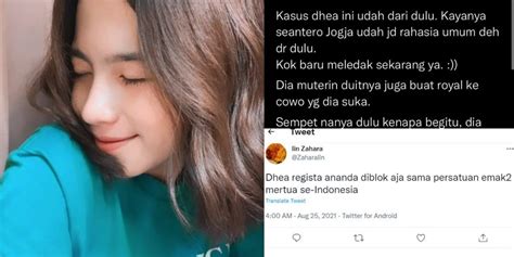 dhea regista ananda trending netizen minta emak emak block untuk jadi menantu