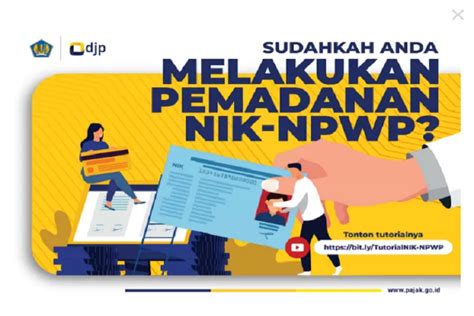 Mudah Cara Validasi Nik Jadi Npwp Secara Online Begini Cara Melakukan