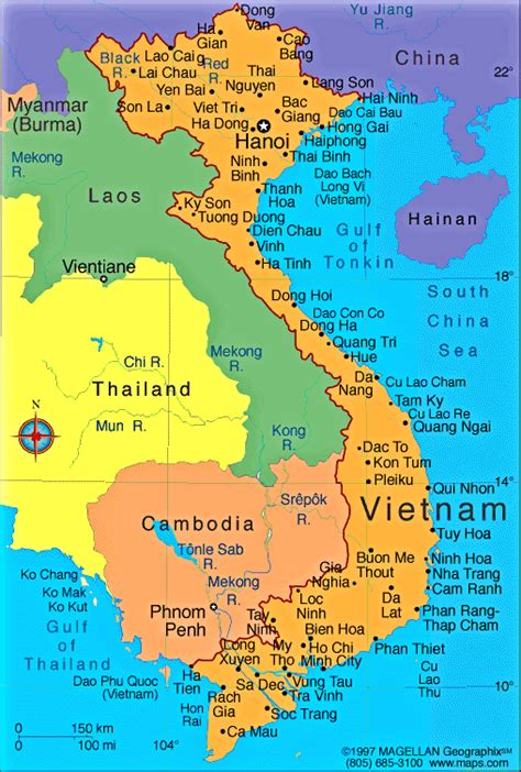 Gambar Peta Vietnam Lengkap Nama Negara Di Dunia Sejarah Images Riset
