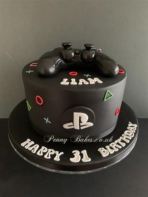 Playstation Cake By Penny Sue 18th Birthday Cake For Guys Birthday