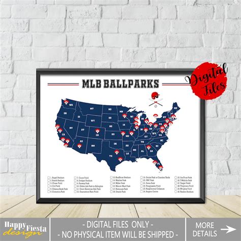 Printable Mlb Stadium Map Printable Word Searches Hot Sex Picture