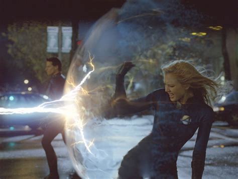 Jessica Alba In A Scene Of Movie Fantastic Four Fantastic Four