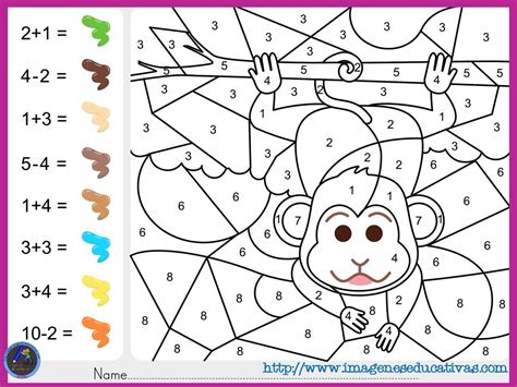 Cada nueva palabra tendrá que ser dibujada por otro integrante del equipo. fichas-de-matematicas-para-sumar-y-colorear-dibujo-2 - Imagenes Educativas
