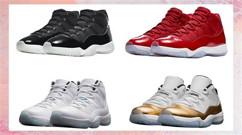 4 Most Popular Air Jordan 11 Colorways Of All Time