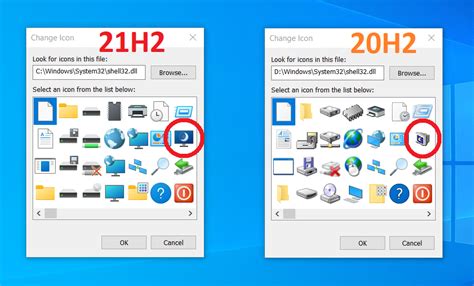 Microsoft Didnt Change Some Icons From Shell32dll Like The