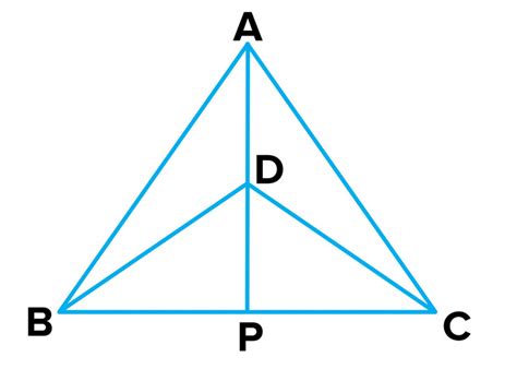Δ abc and Δ dbc are two isosceles triangles on the same base bc and vertices a and d are on the