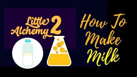Little Alchemy 2 How To Make Milk Cheats And Hints Youtube