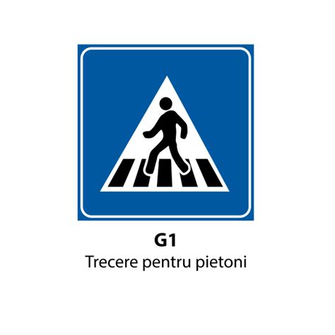 Trecere De Pietoni — Indicator Rutier