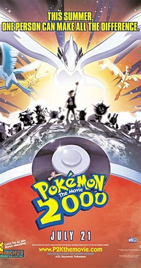 Would you like to write a review? Pokémon: The Movie 2000 (1999) - IMDb