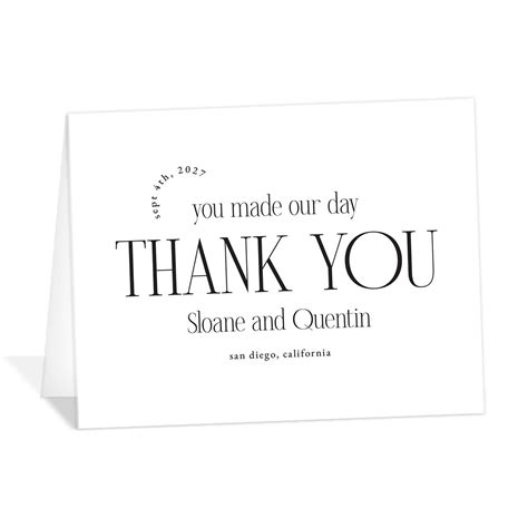 Wedding Thank You Cards The Knot