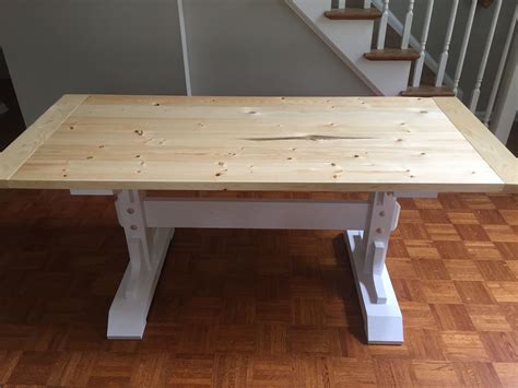 Browse our full selection of solid custom made dining tables is always an option so you can change sizes, woods and colors at will. Custom Farmhouse Dining Table by Black Bear Custom ...