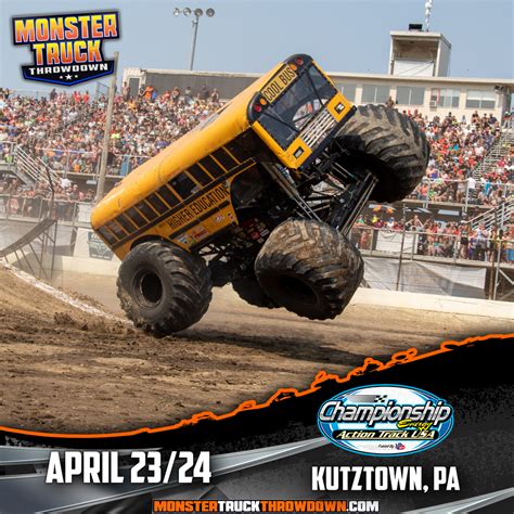 Week And The Monster Trucks Invade Action Track Usa On The Kutztown
