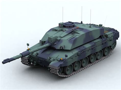 3d Model Fv4034 Challenger 2 Battle Tank