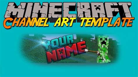 Minecraft Youtube Channel Logo