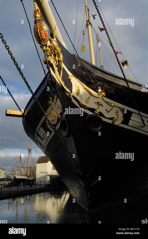 The Iron Bow Of The Ss Great Britain In The Great Western Dockyard