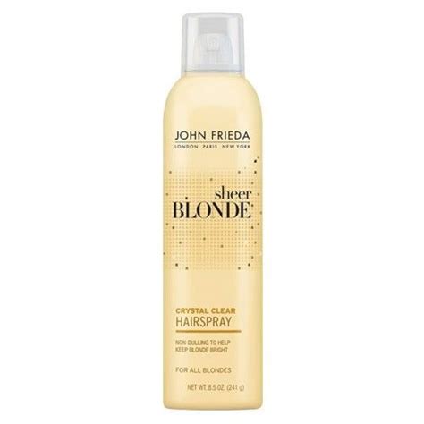 John Frieda Sheer Blonde Crystal Clear Shape And Shimmer Hairspray