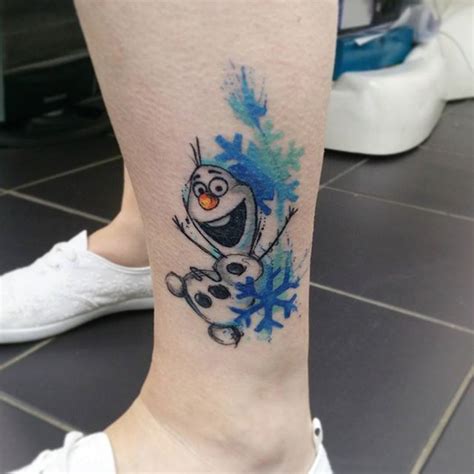 Disney, fandom, frozen, inspirational, let it go, medium, original, quote Healed olaf! #tattoo #watercolours #watercolour # ...