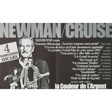 La Couleur De L Argent Paul Newman - Affiche de LA COULEUR DE L'ARGENT / THE COLOR OF MONEY