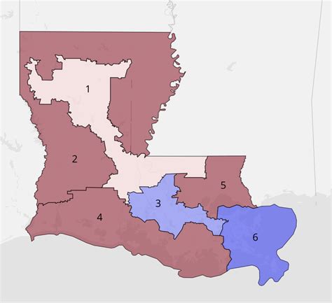 3r 1c 2d Louisiana With Three Minority Majority Districts R
