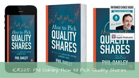 Icr225 Phil Oakley How To Pick Quality Shares Youtube