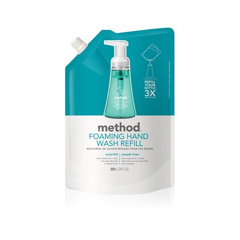 Method Foaming Hand Soap Refill Waterfall 28 Ounce