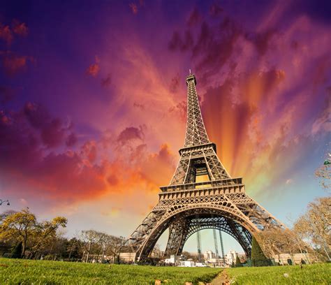 Wallpaper Eiffel Tower Paris France Tourism Travel