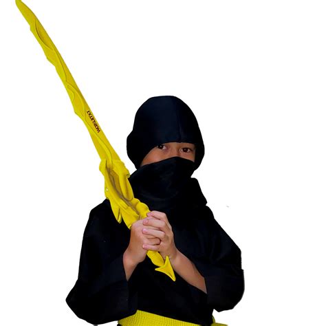 The Golden Ninja Dragon Sword 28 Inch Gold Foam Samurai Master Toy