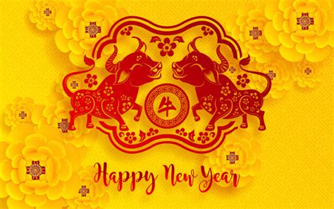 2021 beginnt in china das jahr des büffels. Chinesisches neujahr 2021 jahr des ochsen, asiatischer ...