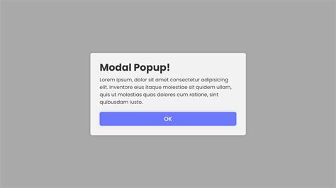 Mastering Modal Popups A Comprehensive Guide With Javascript Css And Html Examples