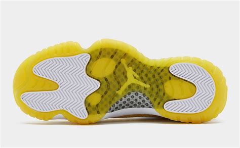 Air Jordan 11 Low Yellow Snakeskin Ah7860 107 Release Date Where To