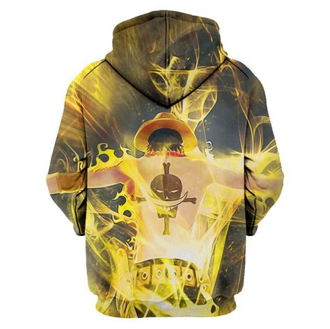 Portgas D Ace Luffy Hoodie Sweatshirt One Piece Merchandise Up To