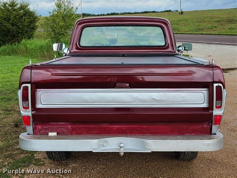 1969 Ford F100 Pickup Truck In Cole Camp Mo Item Gt9212 Sold