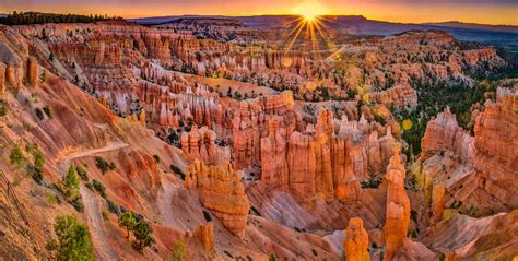 Photographs Of Colorful Formations Of Bryce Canyon National Park In Utah