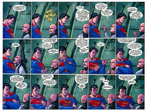 Epic Superman Vs Lex Luthor Scene Action Comics Annual 11 By Geoff