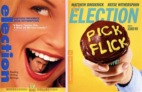A movie review of election, an alexander payne film starring matthew broderick, reese witherspoon, chris klein and jessica campbell. DVD Exotica: Finally, A Worthy Election (DVD/ Blu-ray ...