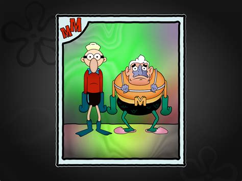Mermaid Man And Barnacle Boy Trading Card No 54 By Coreymcculloch On