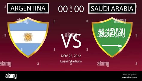 Saudi arabia vs argentina Stock Vector Images - Alamy