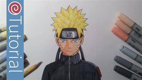 How To Draw Naruto From Naruto Shippuden Drawing Tutorial Youtube