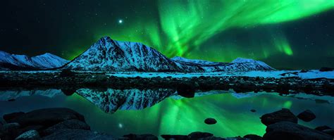 2560x1080 Northern Lights Aurora Borealis 4k Wallpaper2560x1080