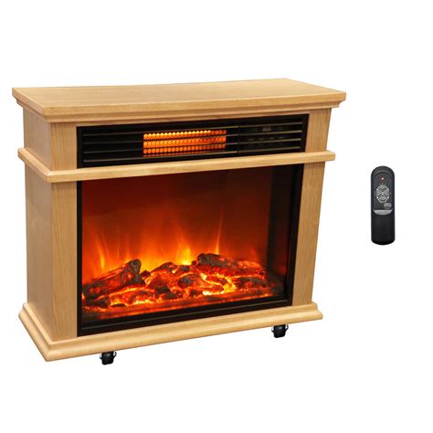 Best portable electric fireplace is an ideal heating solution for your small living space. LifeSmart Large Deluxe Mantle Portable Electric Infrared ...