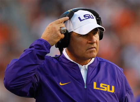 LSU Reportedly Fires Head Football Coach Les Miles After Loss To Auburn The Washington Post