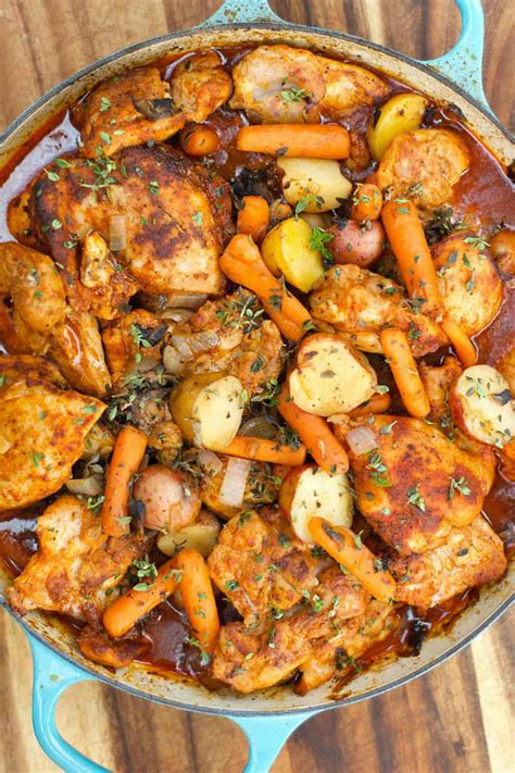 One Pot Paprika Chicken Thighs Reluctant Entertainer