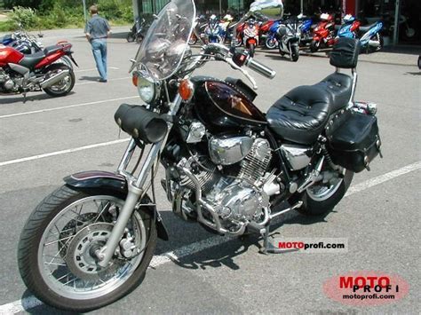 Its mileage varies depending on the model year and ranges from 12.75 to 17.77 km/l. Yamaha XV 750 Virago 1996 Specs and Photos
