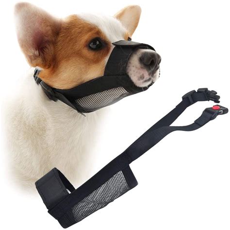 Dog Muzzles For Bitingnylon Soft Dog Muzzle Secure Adjustable Loop
