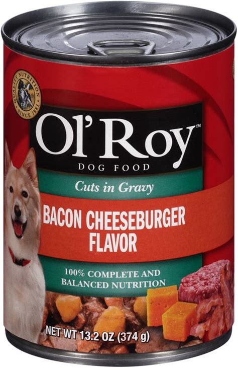 Your current browser isn't compatible with soundcloud. Ol' Roy™ Cuts in Gravy Bacon Cheeseburger Flavor Dog Food ...