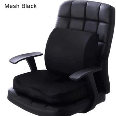 Seat Cushion Orthopedic Memory Foam Chair Waist Support Coccyx Pain