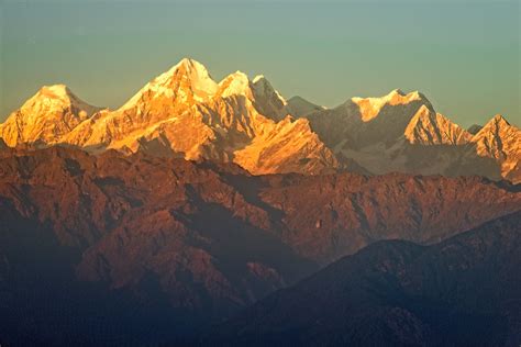 Sunset View Over The Himalayas Nagarkot Nepal Camelkw Flickr